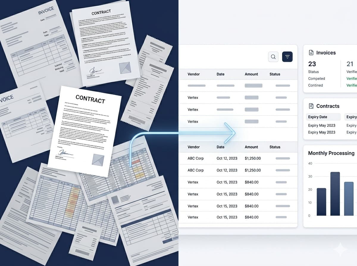 Documents transformed into structured data — Ollinlab AI automation
